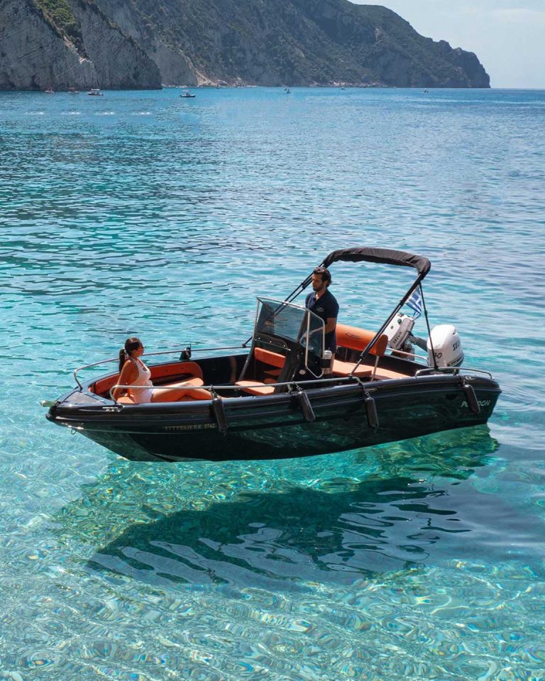 Eytixios boat rental seascape corfu paleokastritsa 3