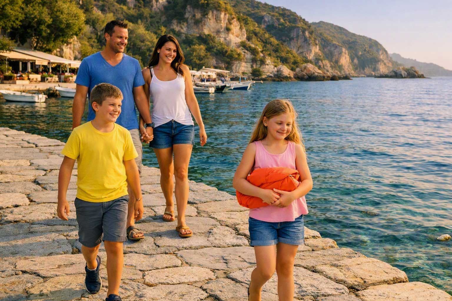 Family Boat Day in Corfu, Tips for Traveling with Kids on the Waterσεα σψαπε ψορφθ