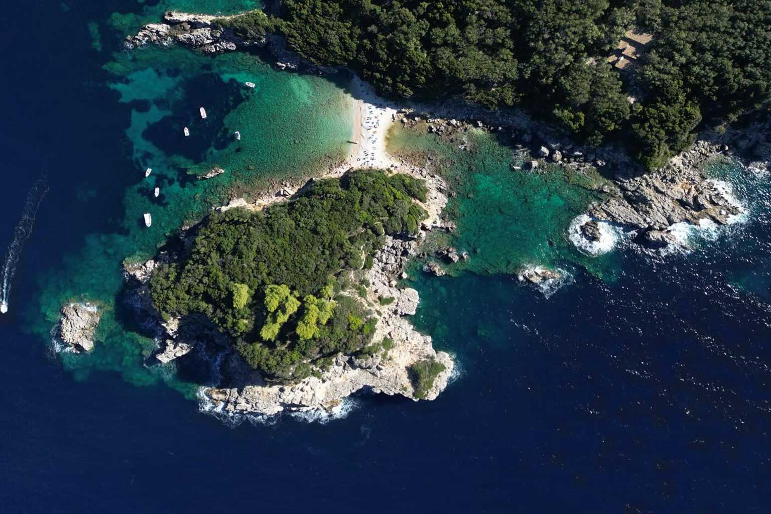 Porto Timoni Beach, How to Reach Corfu's Twin Bay Paradise by Boat sea scape corfu