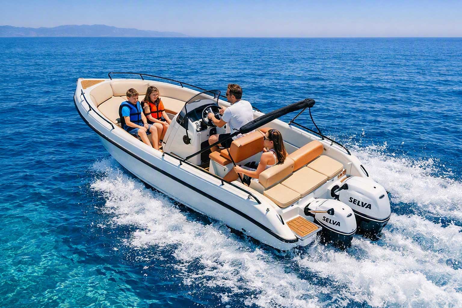 Self Drive Boat vs. Private Skippered Tour, Which One Is Right for You sea scape corfu
